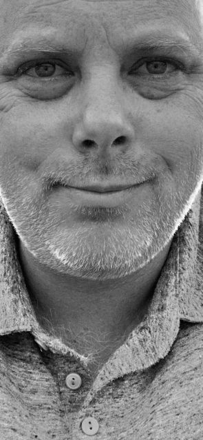 A man face close up